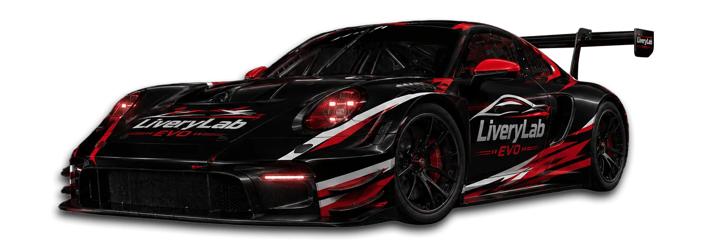 LiveryLab Evo branded livery preview
