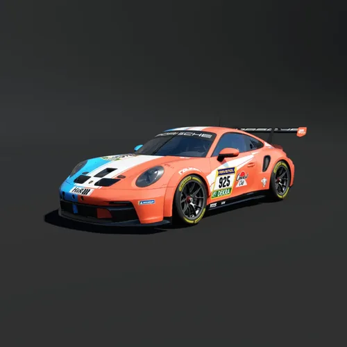 Huber Motorsport #925 Porsche 911 GT3 Cup livery preview for Assetto Corsa EVO