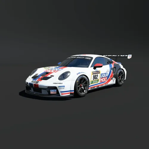 Team LIQUI MOLY #902 Porsche 911 GT3 Cup livery preview for Assetto Corsa EVO